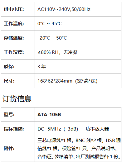 ATA-105B功率放大器(圖3)